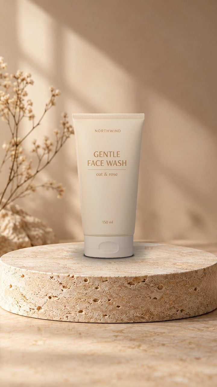 A product placed in a studio scene